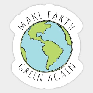 Earth day Sticker